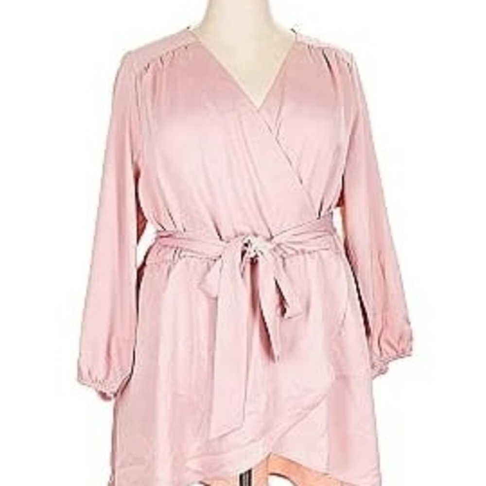 Lane Bryant Blush Wrap Robe